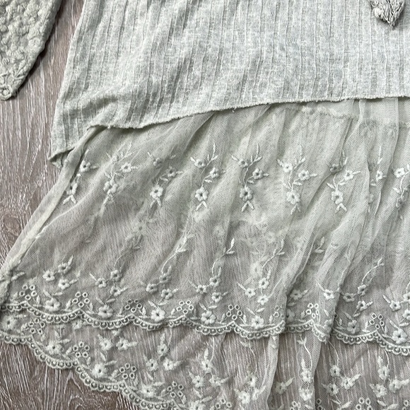 NWT  TUNIC MADE IT ITALY 100% VISCOSE MINT COLOR ONE SIZE - Picture 4 of 16